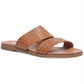 Sandálias femininas Steve Madden Dede de couro sintético, marrom, tamanho 6,5 m