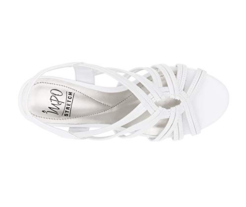 Sandálias Eileen Stretch Femininas Impo Brancas Tamanho 7,5 M