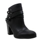 Botas femininas Material Girl Melany Suede bico fechado tornozelo fashion pretas tamanho 6 M