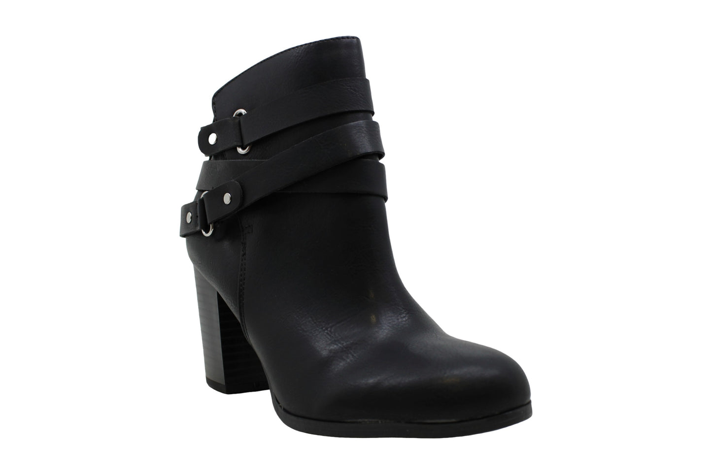Botas femininas Material Girl Melany Suede bico fechado tornozelo fashion pretas tamanho 6 M