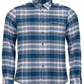 Camisa Barbour Shoreham Masculina Azul Aço Tamanho Médio