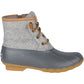 Estilo &amp; Co Feminino Sperry Saltwater Emboss Lã Cinza Tamanho 8,5 M