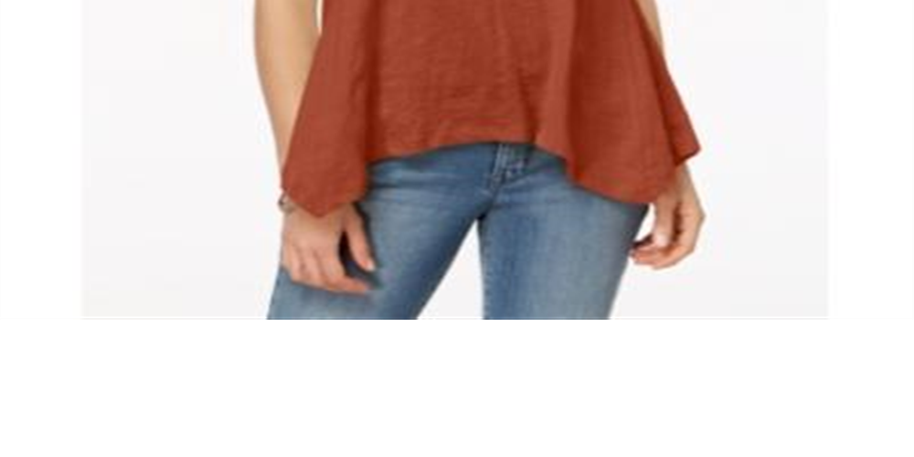 Camiseta feminina estilo lenço com bainha laranja tamanho GG