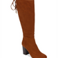 Bota feminina Kenneth Cole Reaction Corie Lace, marrom, tamanho 6,5 M