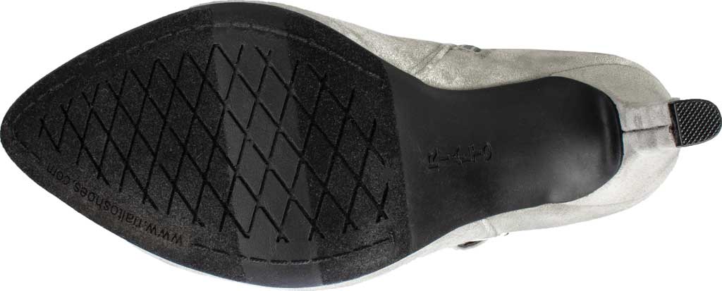 Botas sociais femininas Rialto Cahoon com fivela cinza claro, tamanho 6,5 M