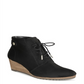 Bota feminina Dr. Scholls Conquer Wedge preta, tamanho 6 M