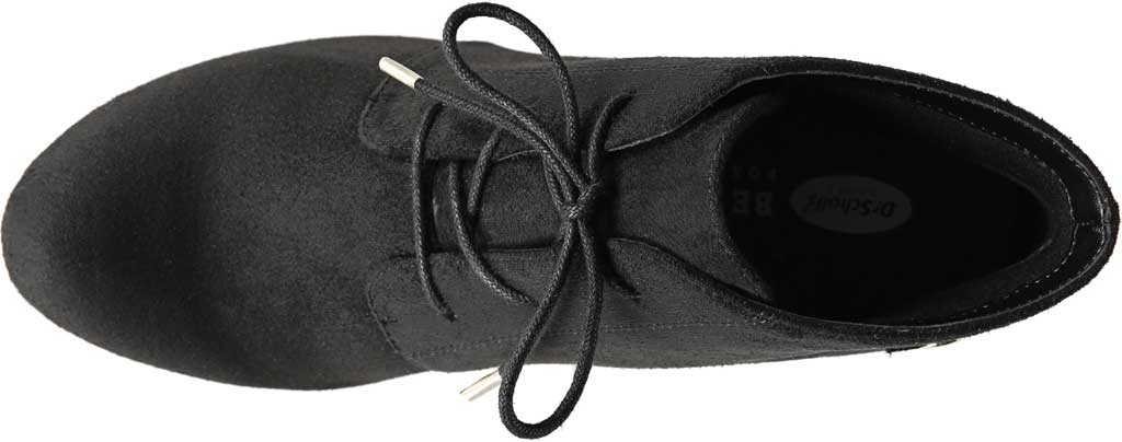 Bota feminina Dr. Scholls Conquer Wedge preta, tamanho 6 M