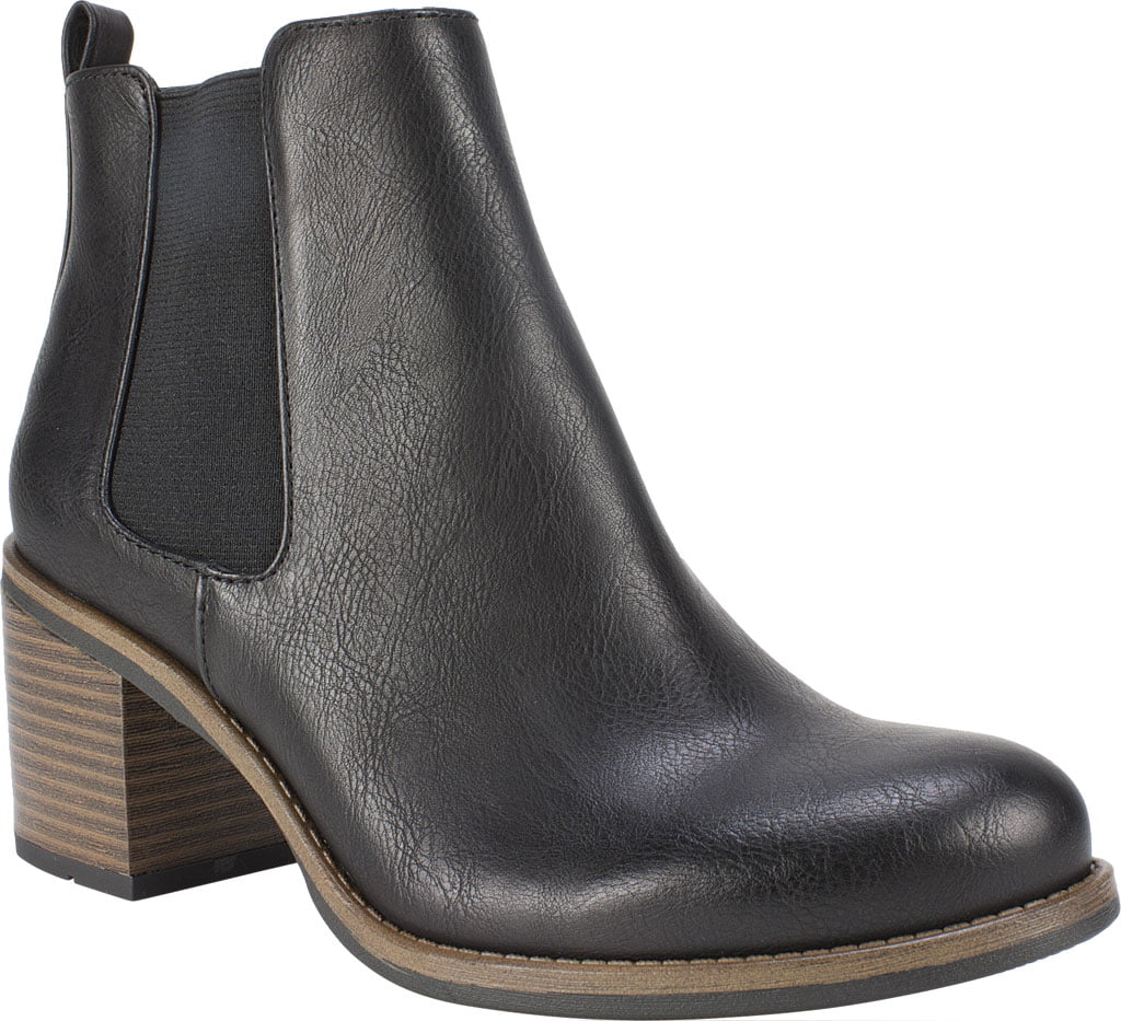 Botas Chelsea Destiny Femininas White Mountain, Pretas, Tamanho 5 M
