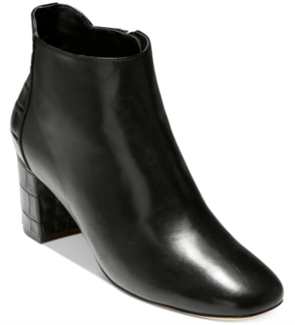 Bota feminina Cole Haan Nella preta tamanho 8 B
