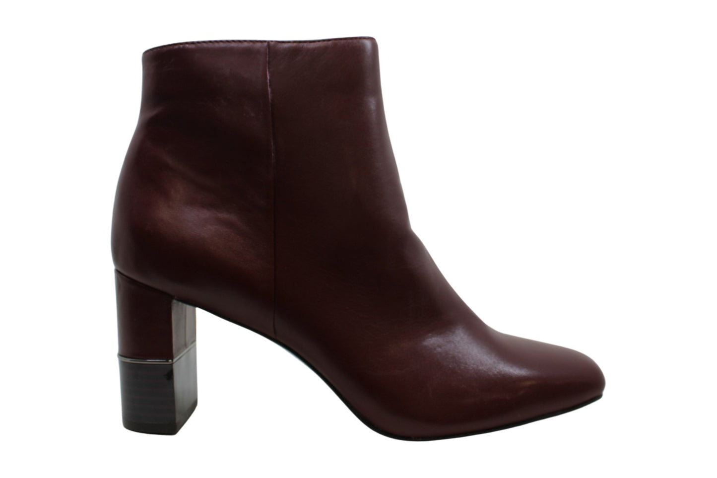 Botas femininas Alfani Walliss de couro com bico fechado e cano curto, tamanho 7,5 M, vermelhas