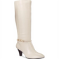 Karen Scott Botas Femininas Hollee Wide Calf Brancas Tamanho 8,5 M-WC