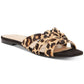 INC International Concepts GARGI Couro Aberto Toe Feminino Marrom Tamanho 6,5 M