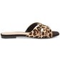 INC International Concepts GARGI Couro Aberto Toe Feminino Marrom Tamanho 6,5 M