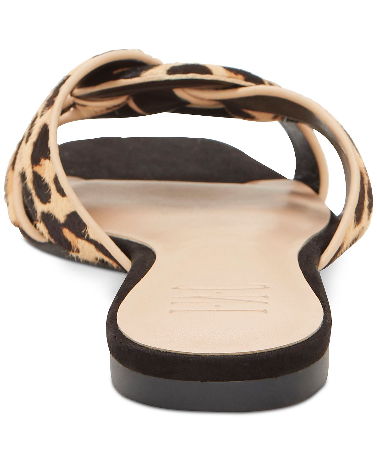 INC International Concepts GARGI Couro Aberto Toe Feminino Marrom Tamanho 6,5 M