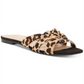 INC International Concepts GARGI Couro Aberto Toe Feminino Marrom Tamanho 6,5 M