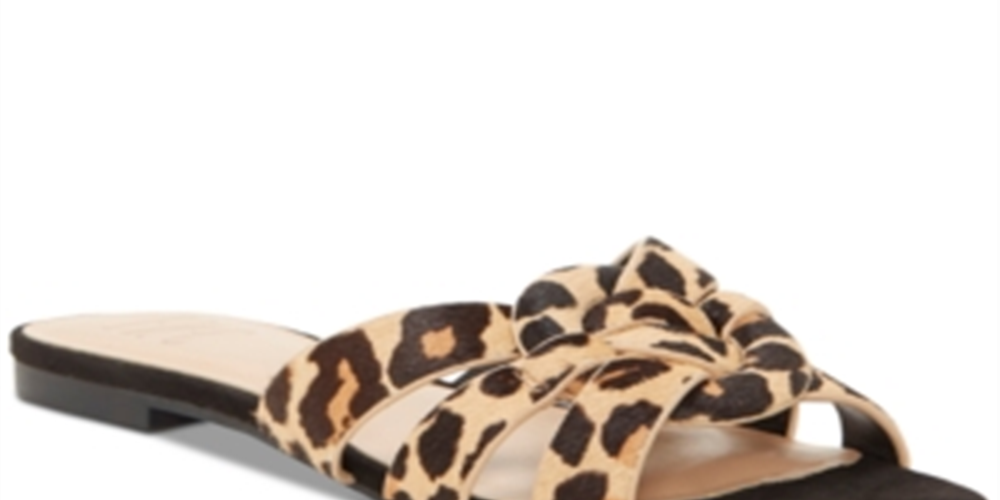 INC International Concepts GARGI Couro Aberto Toe Feminino Marrom Tamanho 6,5 M