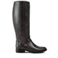 Botas de montaria Baretraps Abram Laser Cut Mix Media para mulheres, pretas, tamanho 9,5 m