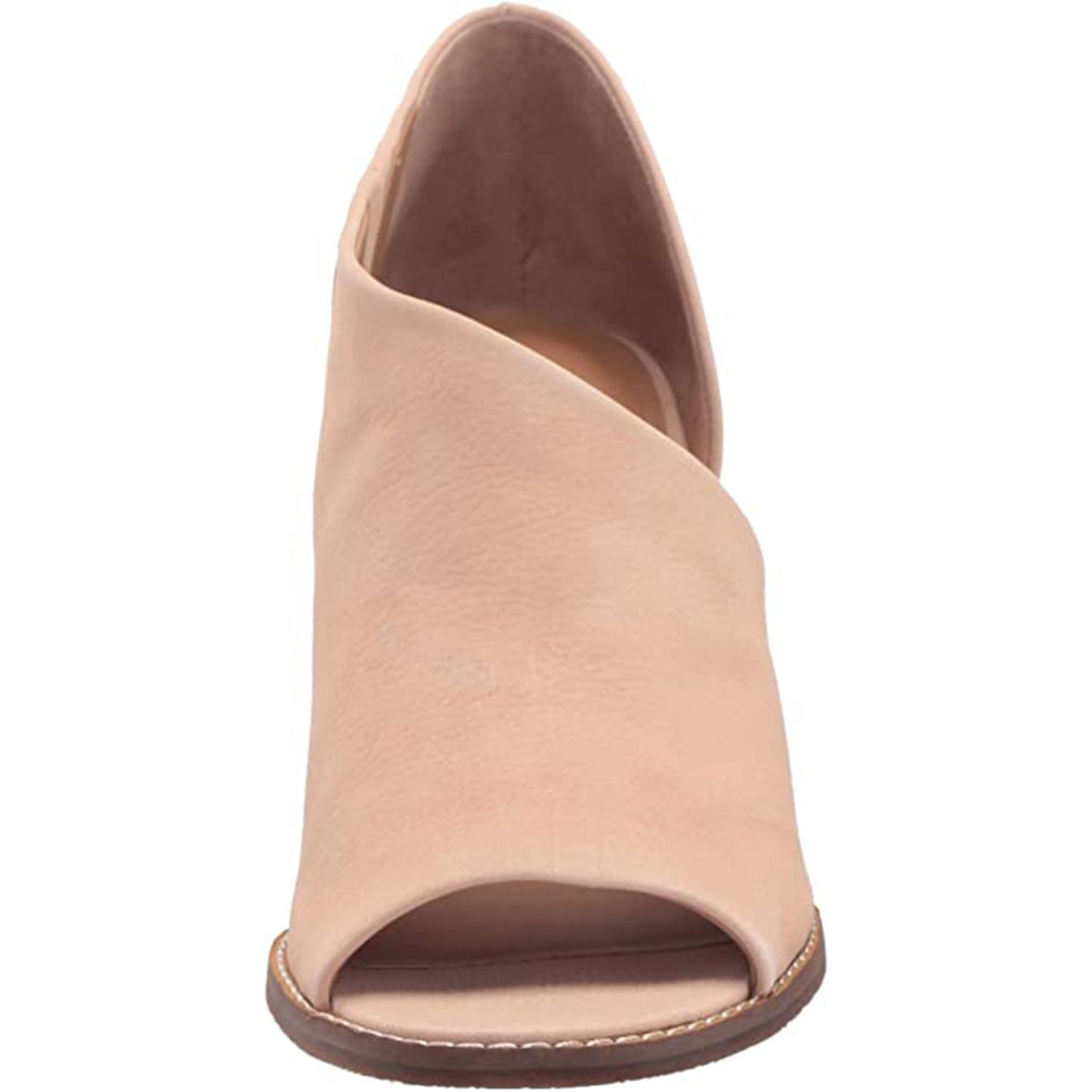 Bota feminina casual de couro com recorte Lucky Brand, marrom, tamanho 7 M