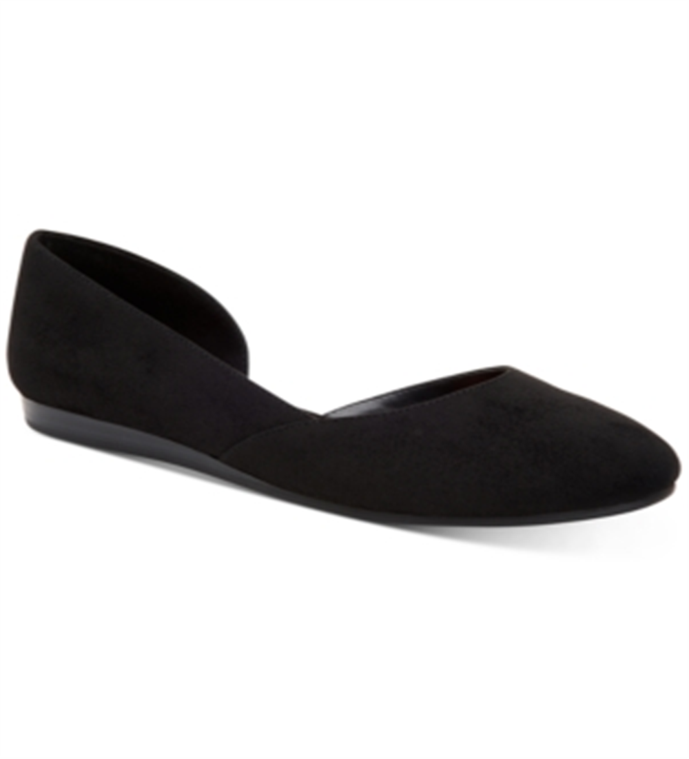 Sapatilhas femininas Debny D'Orsay da Style &amp; Co, pretas, tamanho 8,5 m