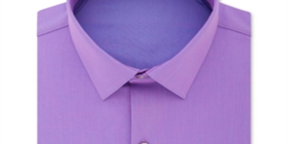 Camisa social masculina Kenneth Cole Reaction All Day Flex Performance Stretch Solid, tamanho 15x34-35, roxo cardo
