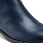 Tommy Hilfiger Inella Mixed-Media Botas Femininas Azul Escuro Tamanho 5,5 M