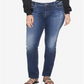 Calça jeans reta plus size Elyse Stretch da Silver Jeans Co., azul, tamanho 16x32, feminina