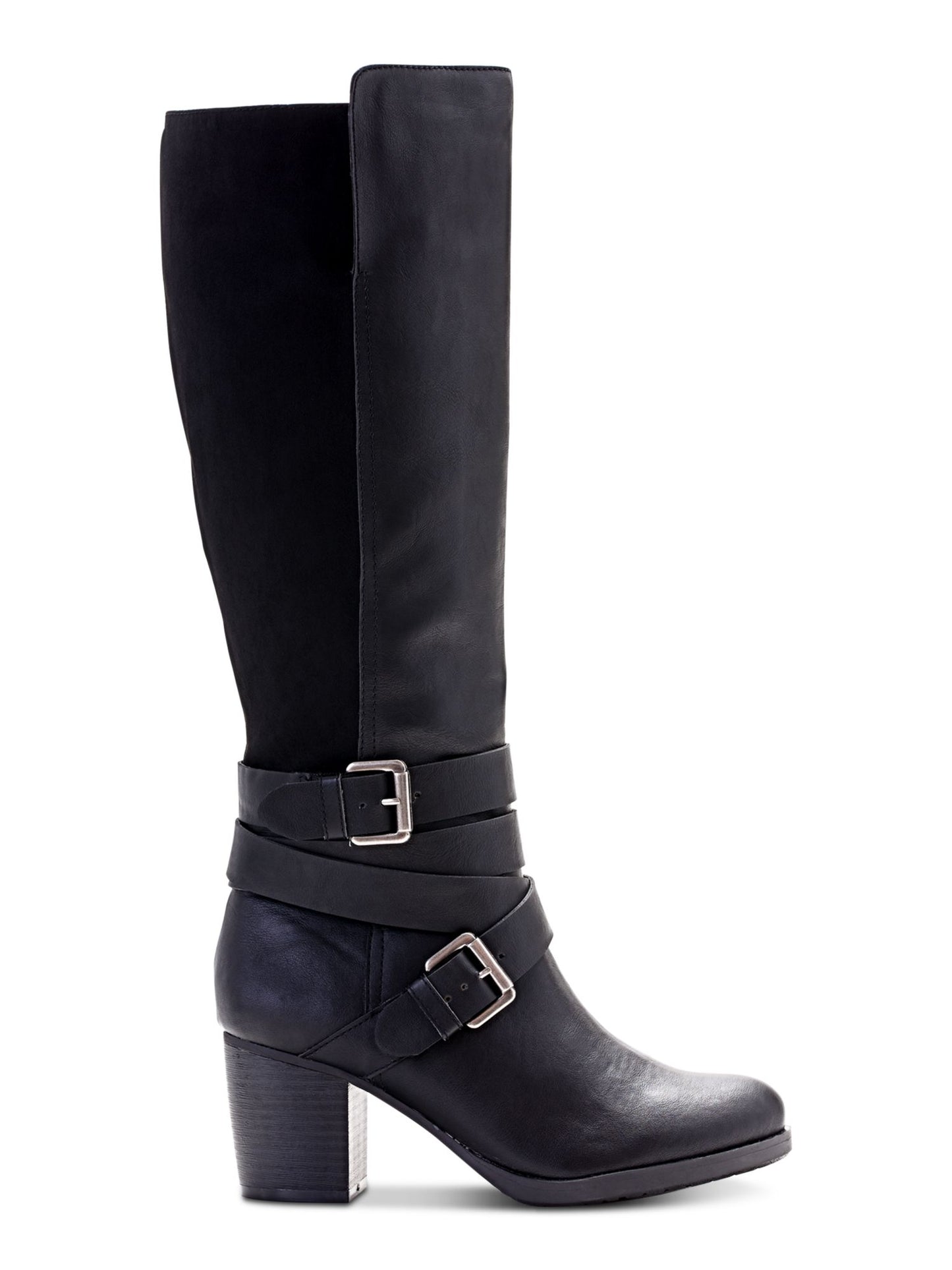 Sapatos femininos Jomaris fechados na altura do joelho, estilo &amp; Co, pretos, tamanho 10,5 M