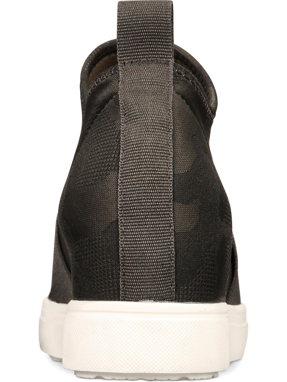 Material Girl Tênis esportivo feminino camuflado, com solado acolchoado, plataforma, bico redondo, tamanho 8 M
