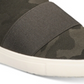 Material Girl Tênis esportivo feminino camuflado, com solado acolchoado, plataforma, bico redondo, tamanho 8 M