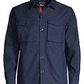 Camisa térmica masculina Barbour azul tamanho X-G
