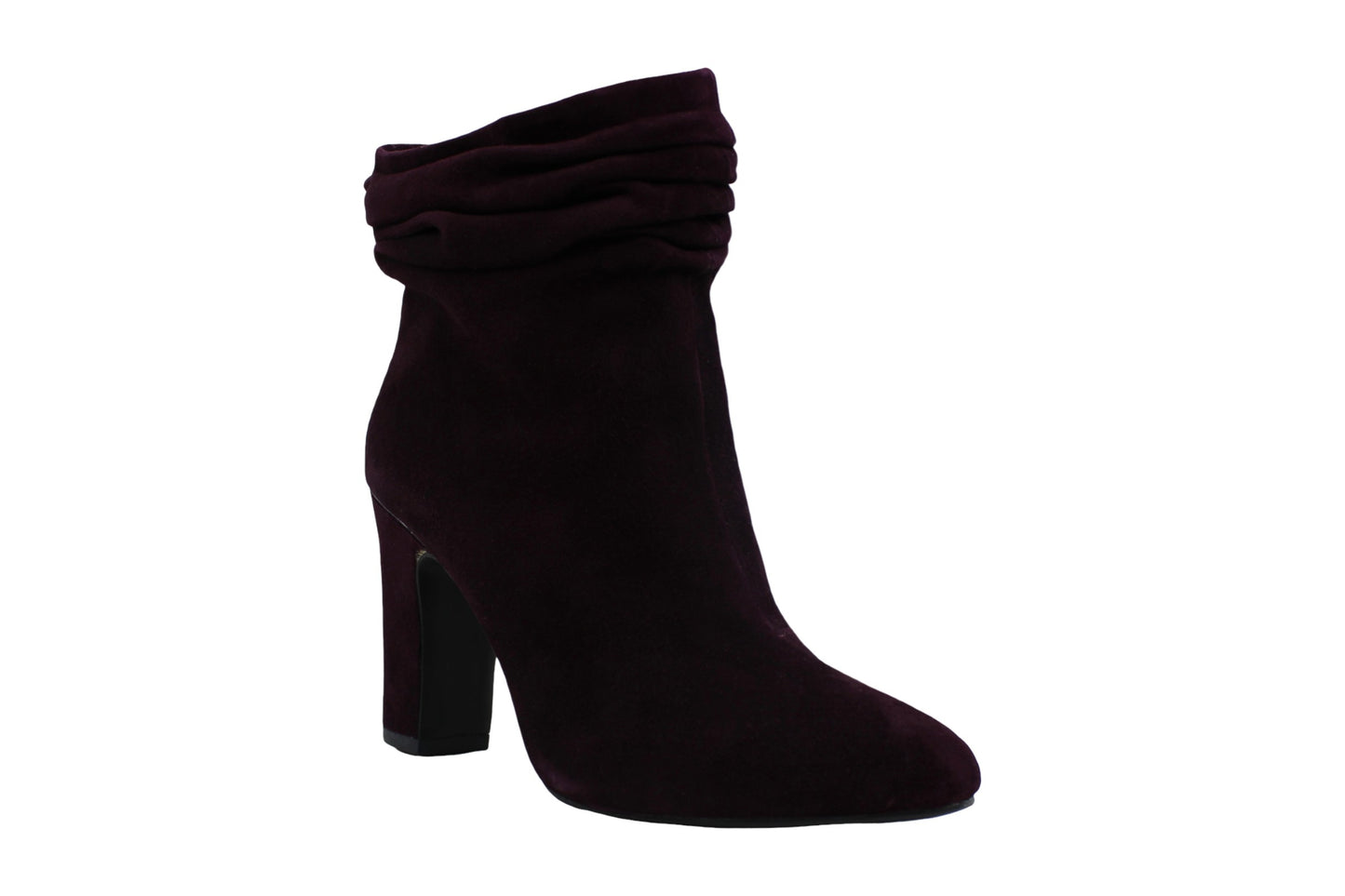 Botas femininas DKNY Sabel Leather Almond Toe Ankle Fashion, pretas, tamanho 6