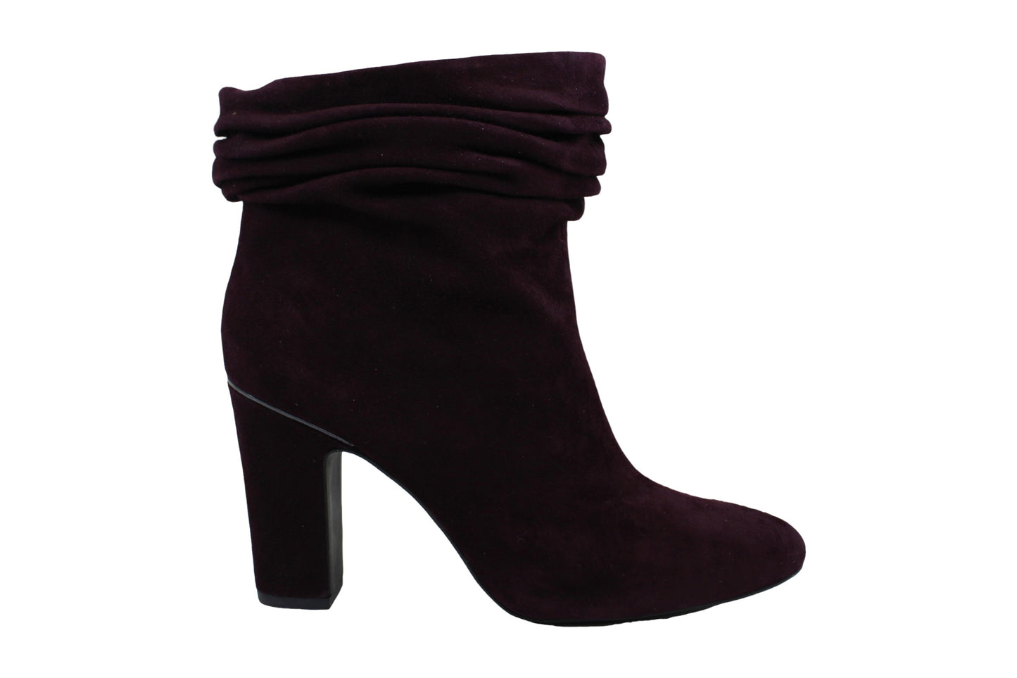 Botas femininas DKNY Sabel Leather Almond Toe Ankle Fashion, pretas, tamanho 6