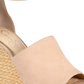 Jessica Simpson Suella Tecido Peep Toe Feminino Casual Tornozelo Marrom Tamanho -6,5M