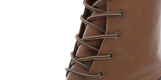 Botas de chuva Sporto Ariel de couro sintético até o tornozelo, tamanho 6 M, marrom