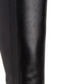 Giani Bernini Rozario Couro Feminino Biqueira Amêndoa Joelho Alto Botas Fashion Preto Tamanho 7,5 W-WC