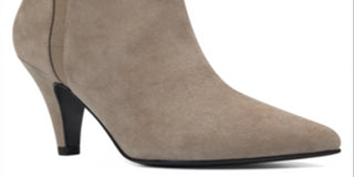 Botas femininas Bandolino Bari Suede bico fino marrom tamanho 8,5 M