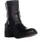 Botas femininas Gianara de cano médio SC35, pretas, tamanho 10,5 M