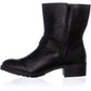 Botas femininas Gianara de cano médio SC35, pretas, tamanho 10,5 M