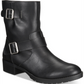 Botas femininas Gianara de cano médio SC35, pretas, tamanho 10,5 M