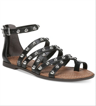 Sandálias femininas Circus By Sam Edelman, pretas e brancas, tamanho 6 M