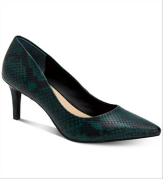 Alfani Jeules Feminino Couro Sintético Estampa de Cobra Verde Tamanho -5M