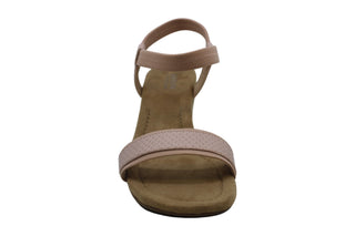 Alfani Gillee Fabric Sandálias femininas casuais com tira no tornozelo e bico aberto, rosa, tamanho 6,5 M