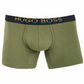 Cueca Boxer Masculina Hugo Lisa Verde Tamanho Grande