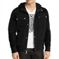 Jaqueta acolchoada masculina INC Color Block, preta, tamanho pequeno