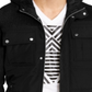 Jaqueta acolchoada masculina INC Color Block, preta, tamanho pequeno