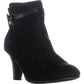 Karen Scott Botas Femininas Violaa com Salto Gatinho Pretas Tamanho 7 M