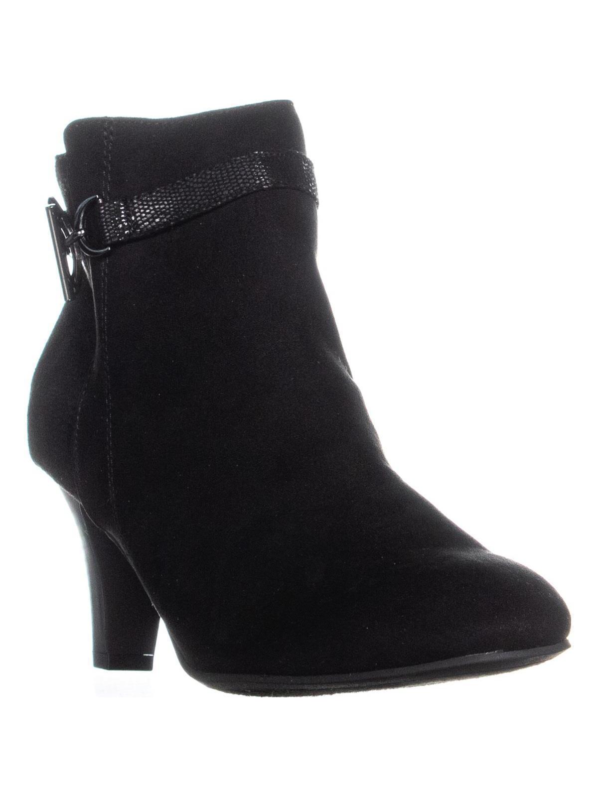 Karen Scott Botas Femininas Violaa com Salto Gatinho Pretas Tamanho 7 M