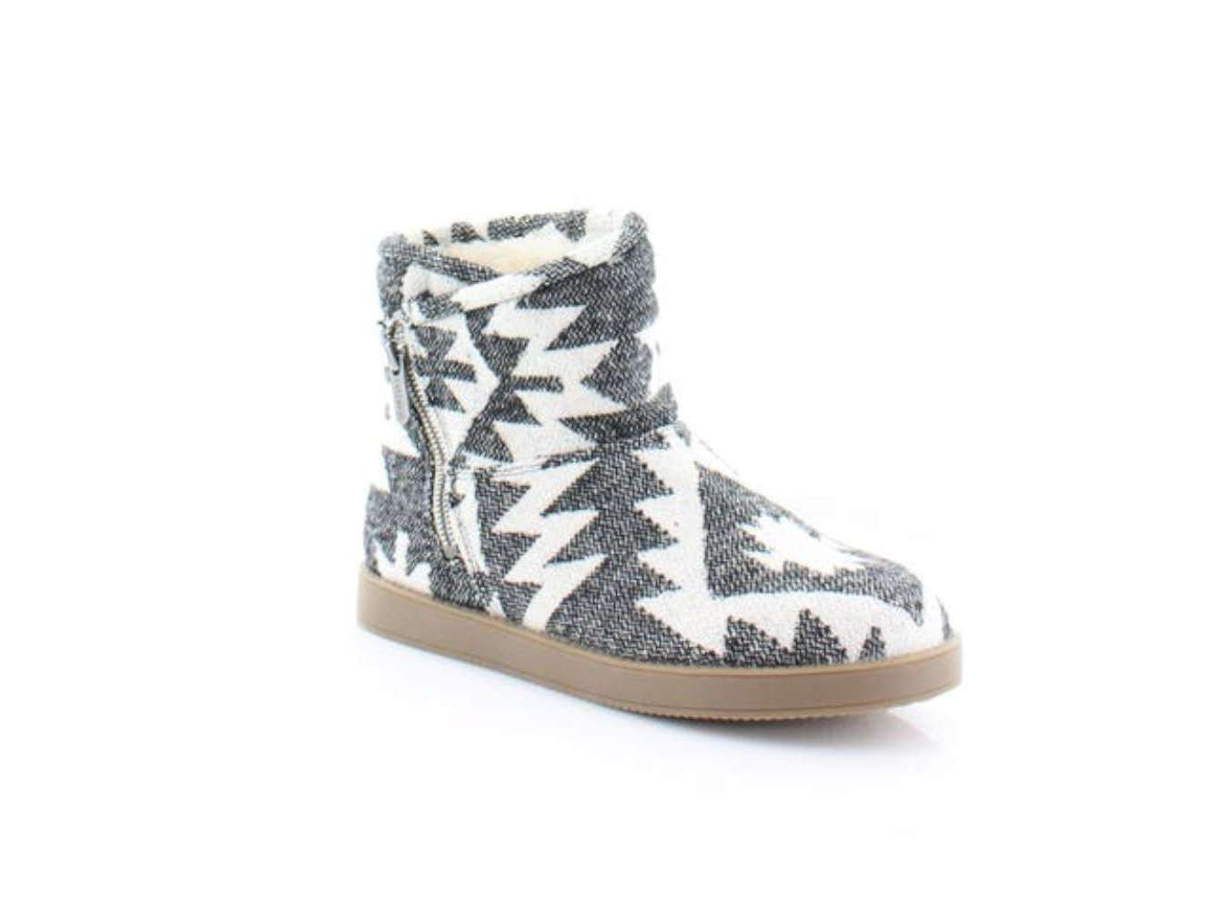 Botas femininas Ashley de pele sintética, bico fechado, cano curto, tamanho 5,5 M, Indigo Rd.