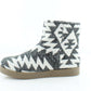 Botas femininas Ashley de pele sintética, bico fechado, cano curto, tamanho 5,5 M, Indigo Rd.