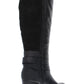 Botas de cano alto Jomaris femininas Style &amp; Co, pretas, tamanho 9,5 m